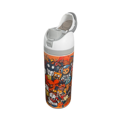 Termo Monstruos Blanco 24 Oz