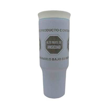 Termo Acero Inoxidable Excesos Estrés Lila 1.2 Litros