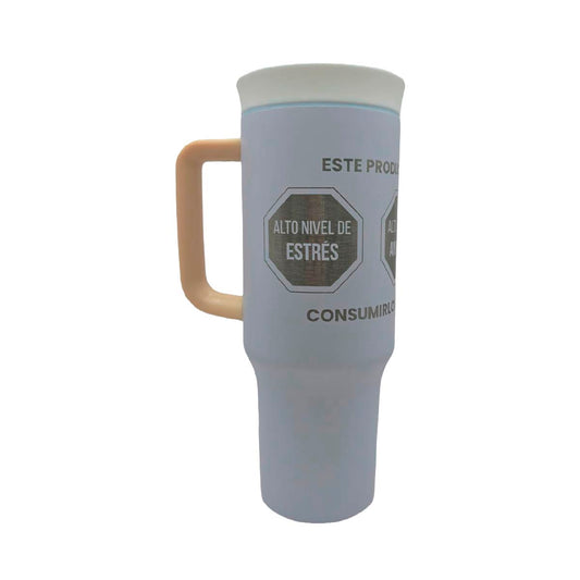 Termo Acero Inoxidable Excesos Estrés Lila 1.2 Litros
