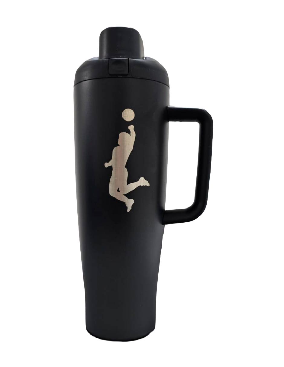 Termo Acero Inoxidable Maradona Negro 1.2 Litros