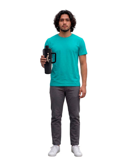Termo Acero Inoxidable Maradona Negro 1.2 Litros