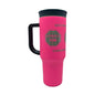 Termo Acero Inoxidable Exceso De Flow Y Salsa Fucsia 1.2 Litros