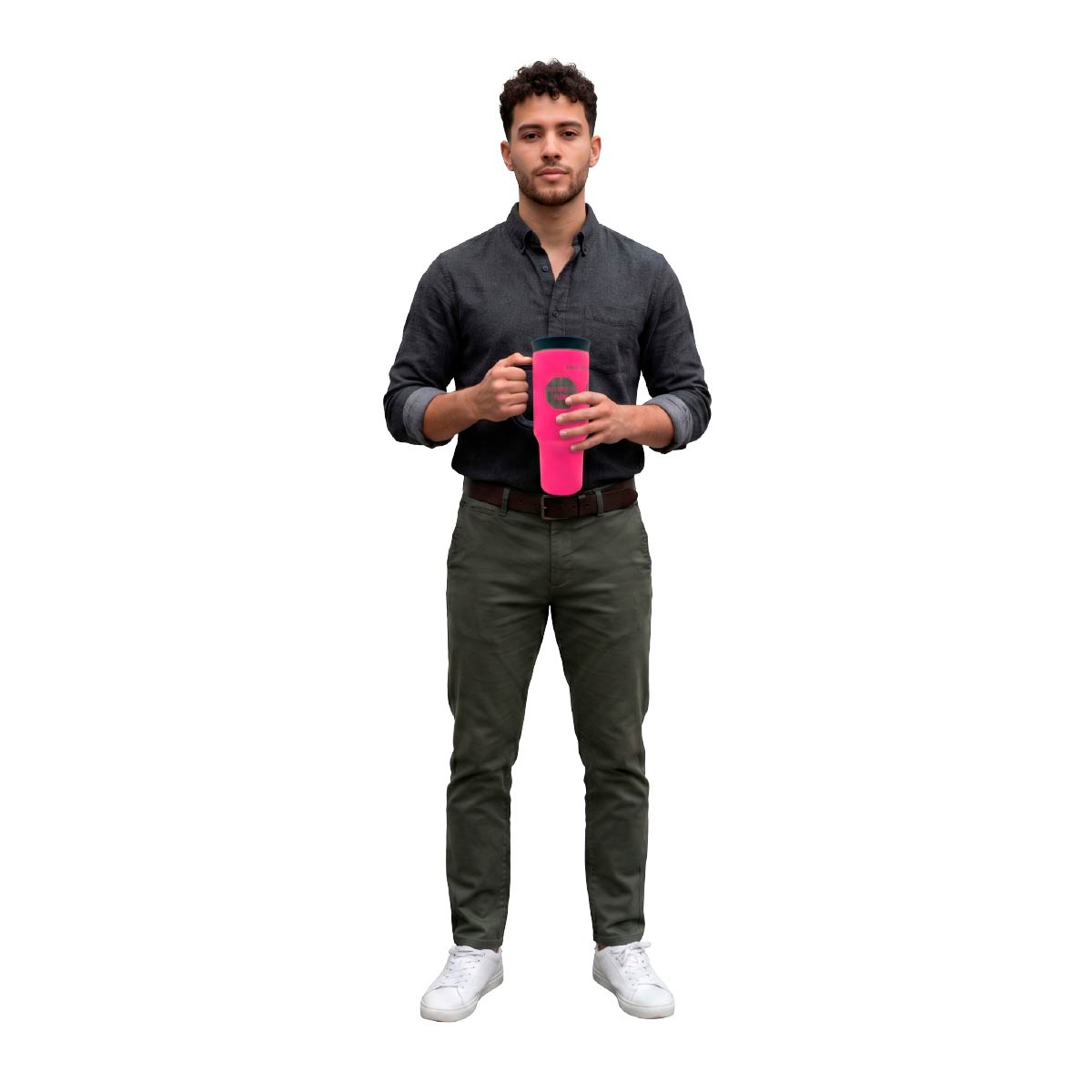 Termo Acero Inoxidable Exceso De Flow Y Salsa Fucsia 1.2 Litros