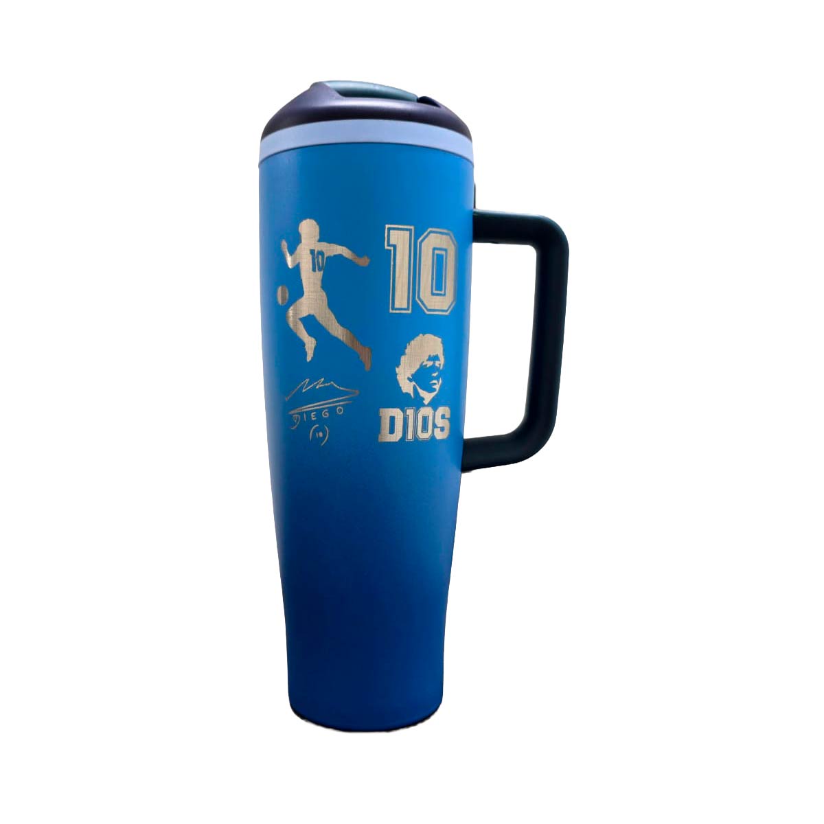 Termo Acero Inoxidable Maradona Azul 1.2 Litros