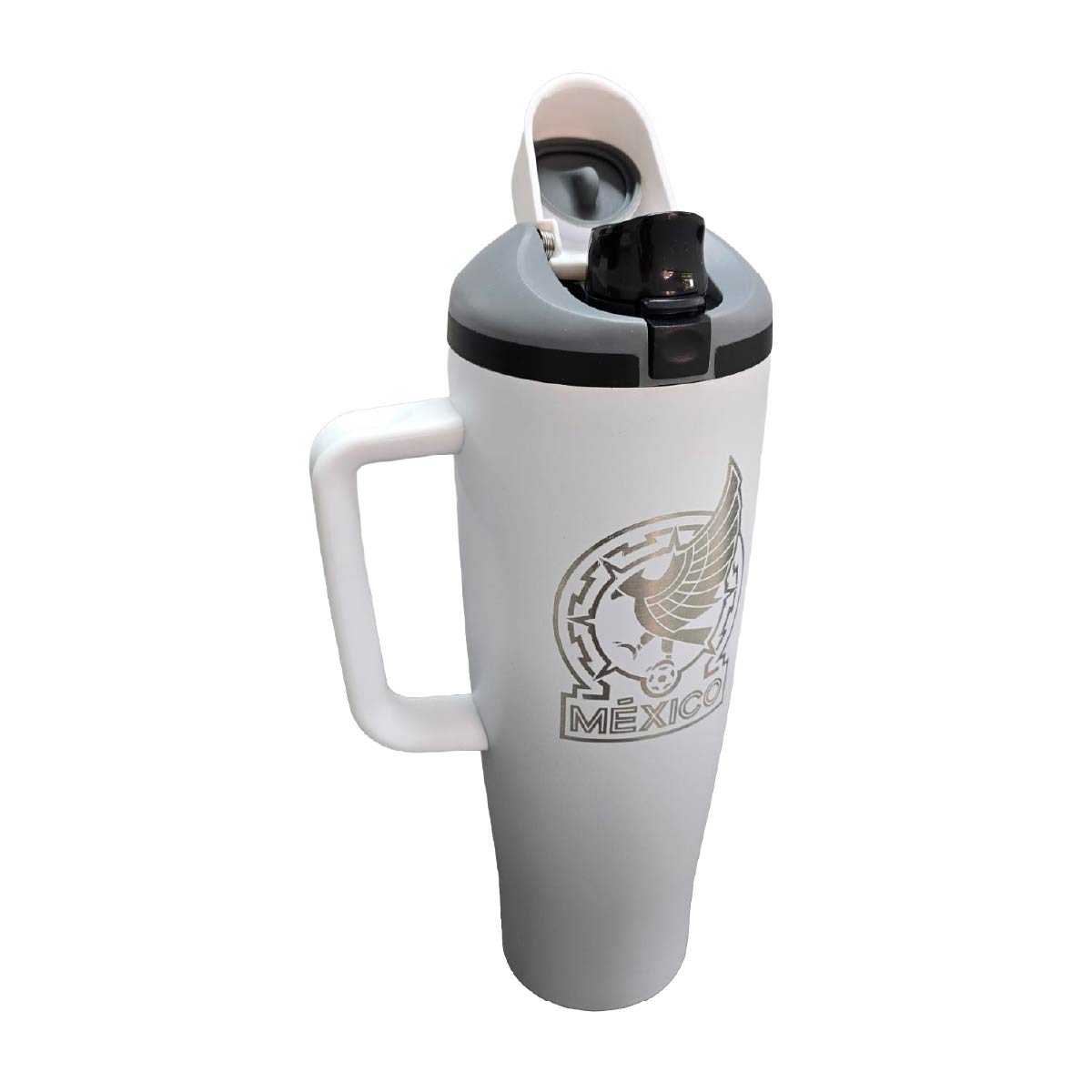 Termo Acero Inoxidable México Blanco 1.2 Litros