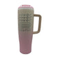 Termo Acero Inoxidable Friends Rosa Beige 1.2 Litros