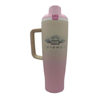 Termo Acero Inoxidable Friends Rosa Beige 1.2 Litros
