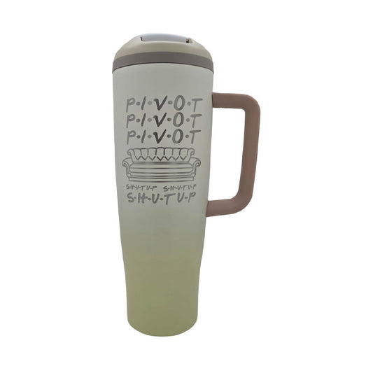 Termo Acero Inoxidable Friends Amarillo 1.2 Litros