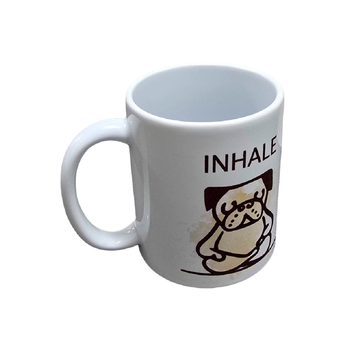 Set De 2 Tazas Inhale Exhale Blanco