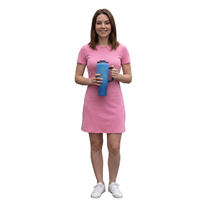 Termo Acero Inoxidable Friends Azul Cielo 1.2 Litros
