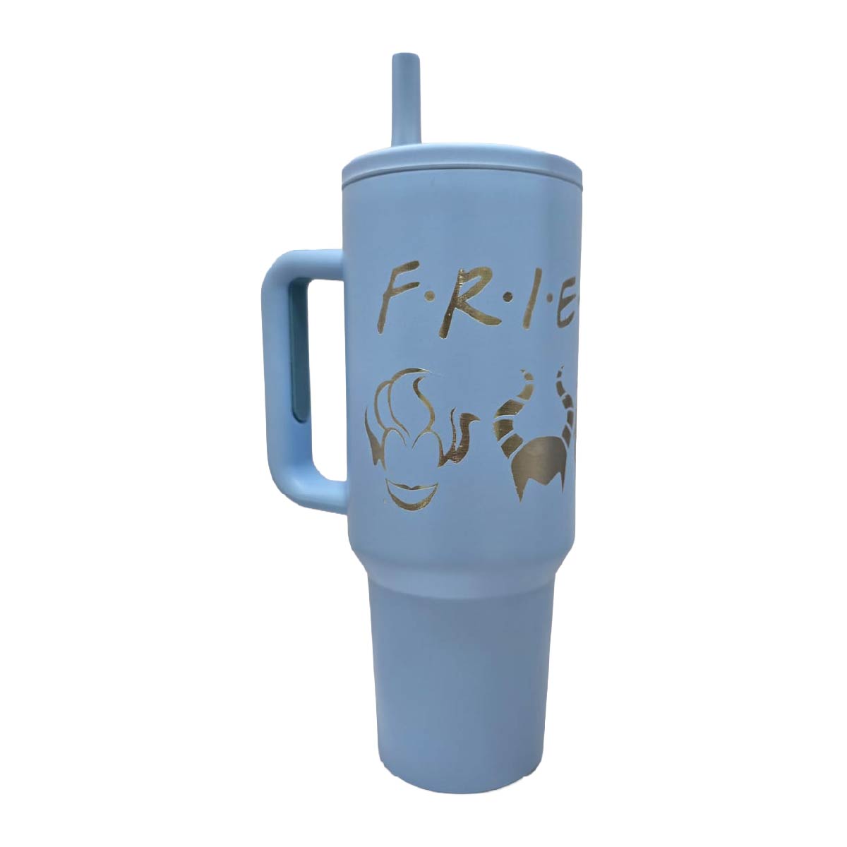 Termo Acero Inoxidable Friends Villanas Azul 1.2 Litros