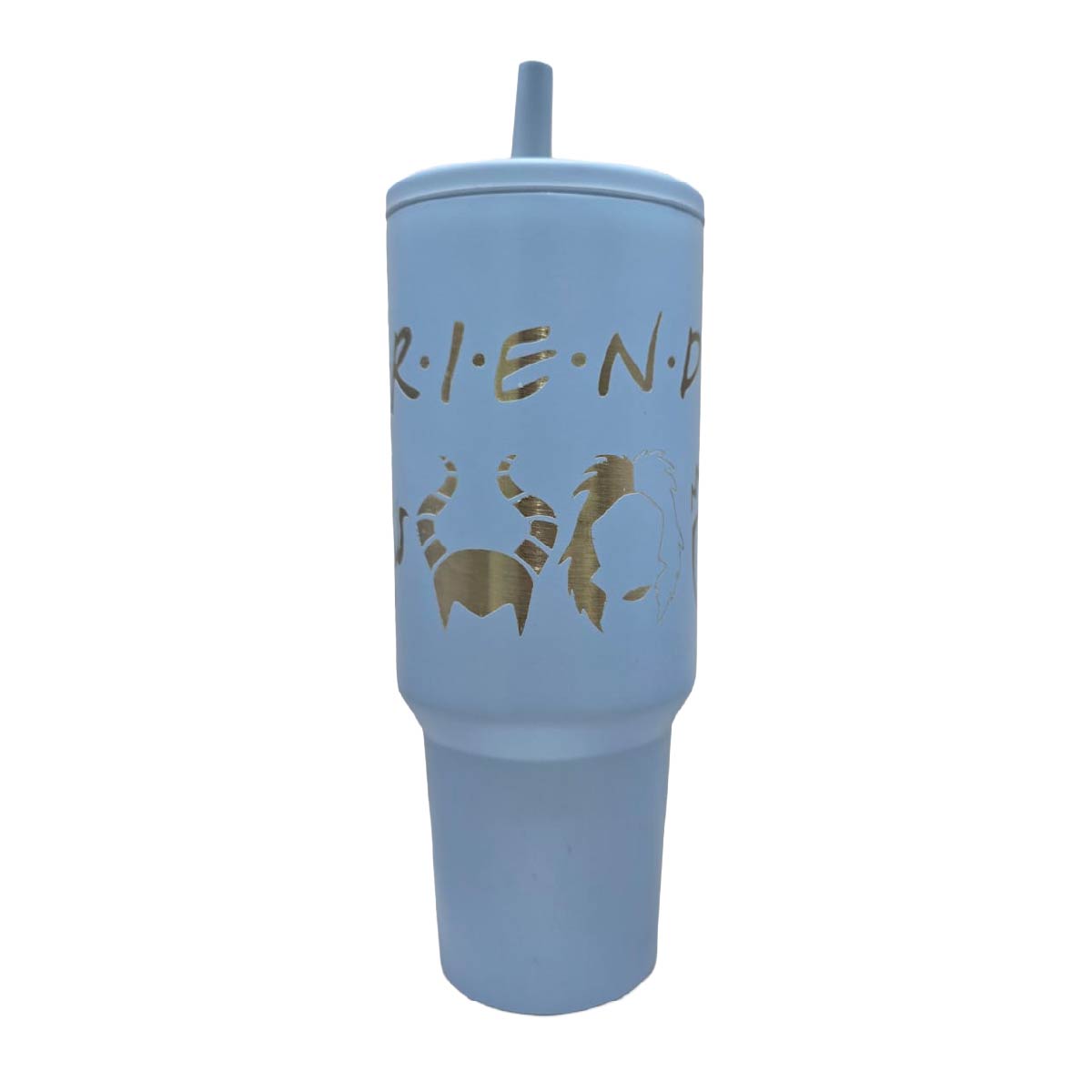 Termo Acero Inoxidable Friends Villanas Azul 1.2 Litros