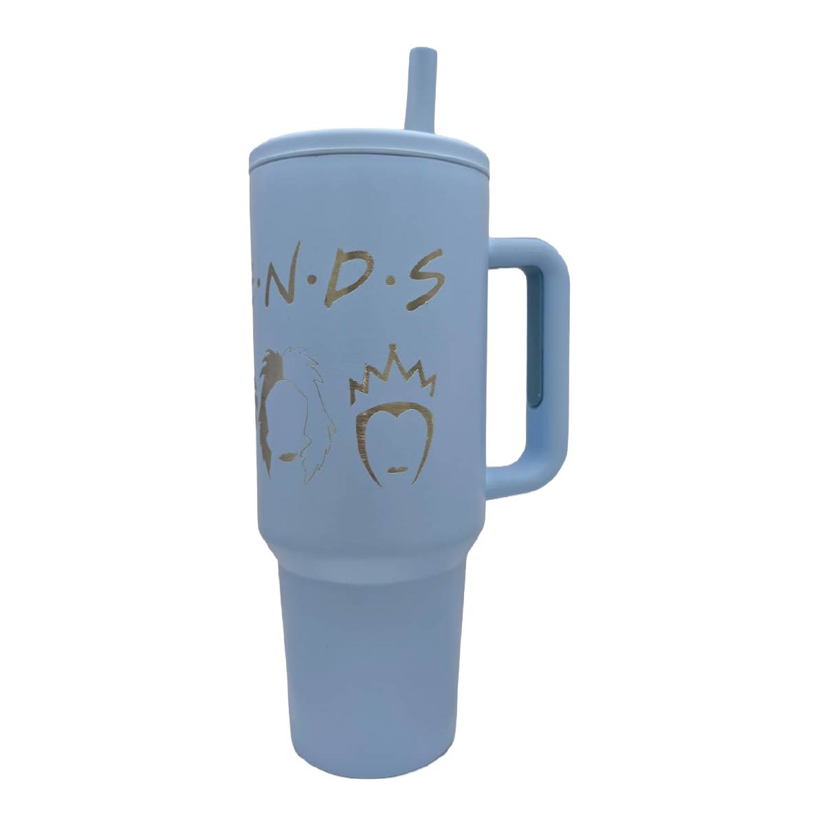 Termo Acero Inoxidable Friends Villanas Azul 1.2 Litros
