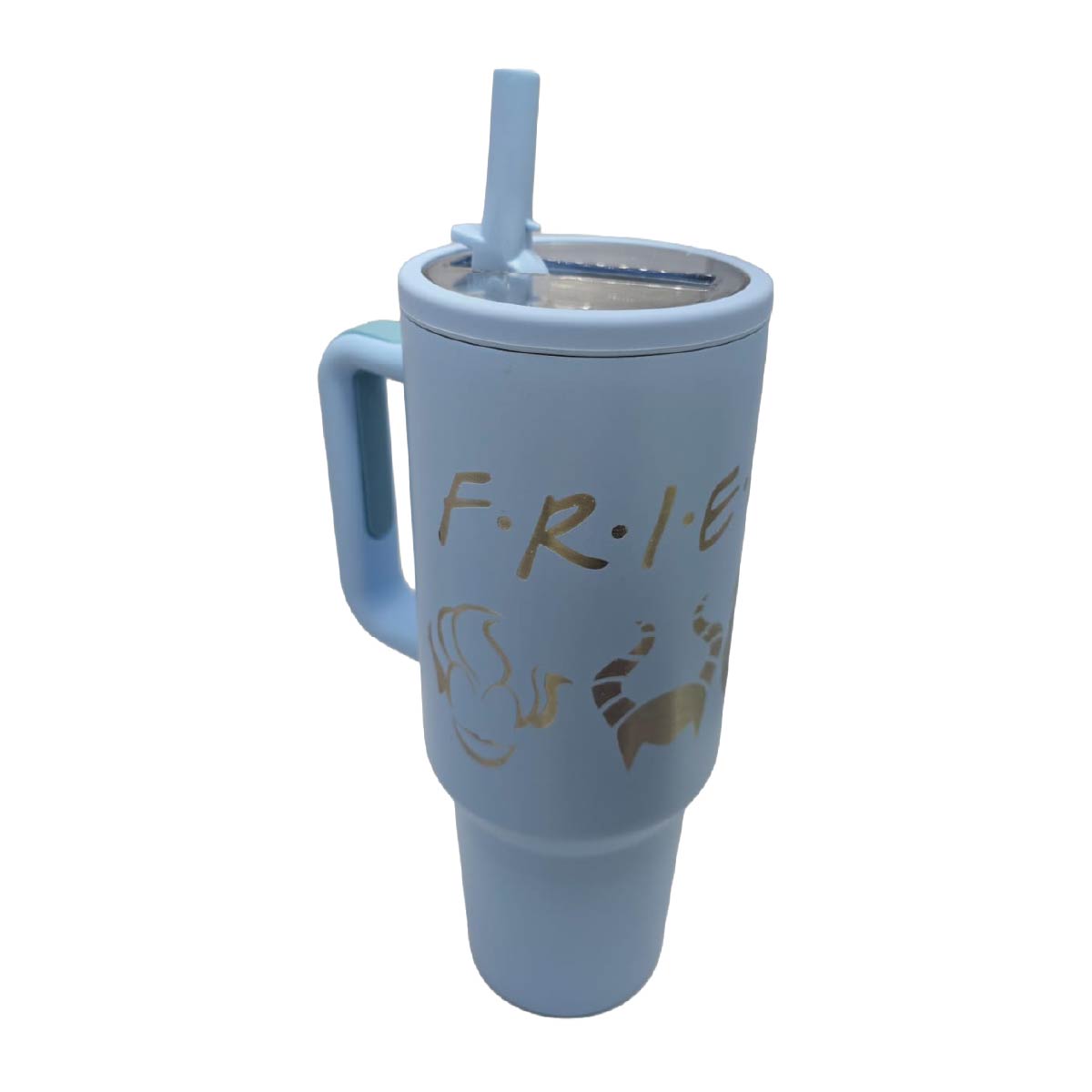 Termo Acero Inoxidable Friends Villanas Azul 1.2 Litros