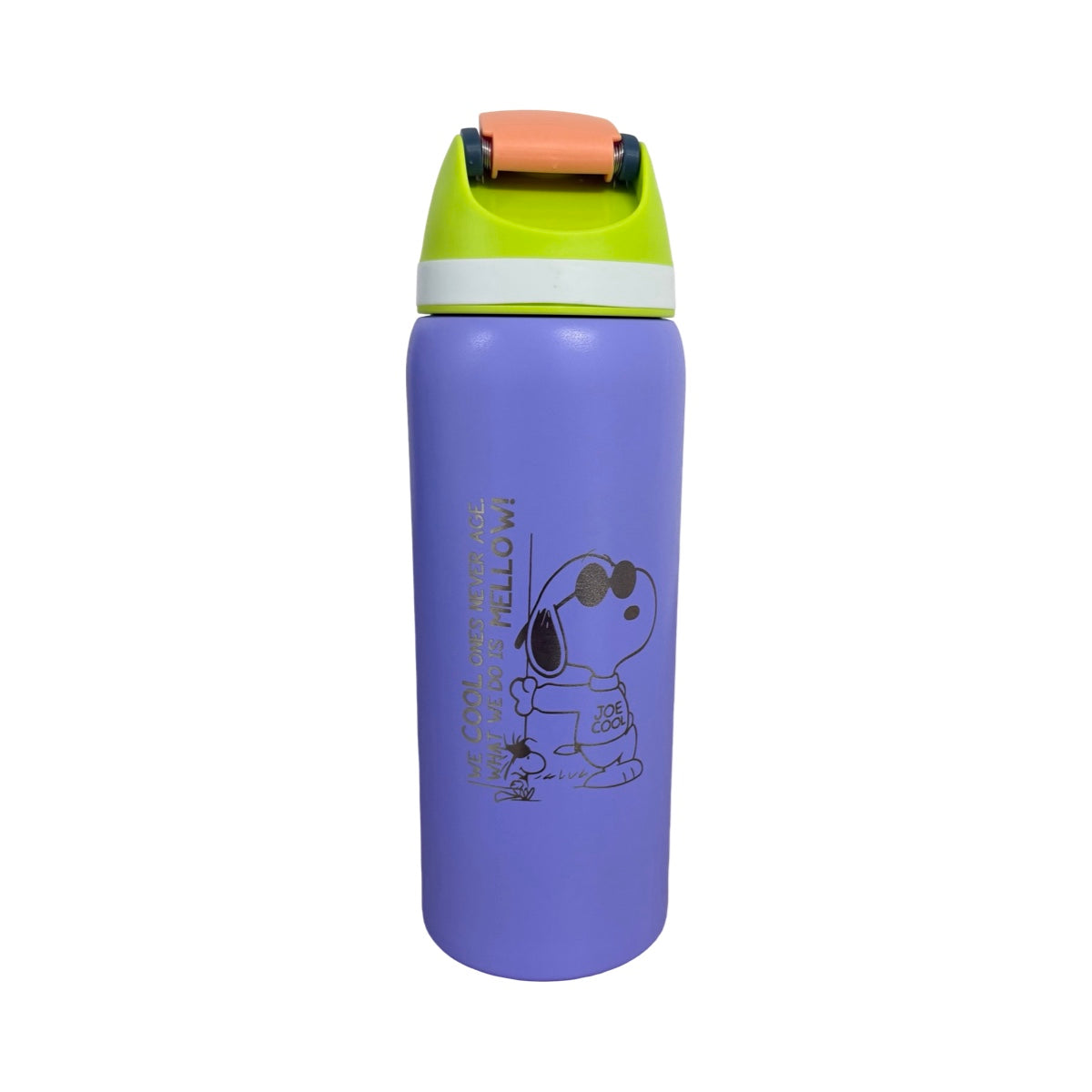 Termo Acero Inoxidable Snoopy Morado