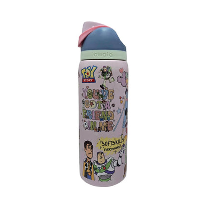 Termo Owala Toy Story Rosa Con Tapa Azul 946 Mililitros