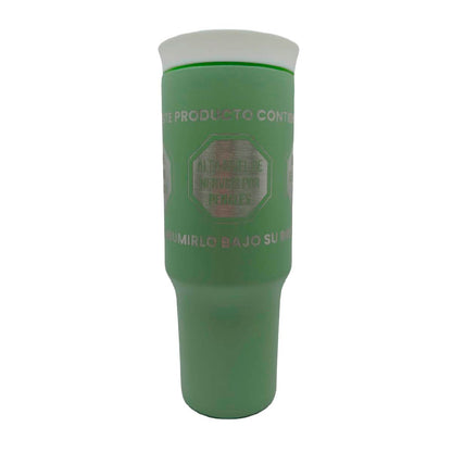 Termo Acero Inoxidable Excesos Y Pasión Mundialista Verde 1.2 Litros