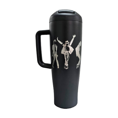 Termo Acero Inoxidable Michael Jackson Negro 1.2 Litros