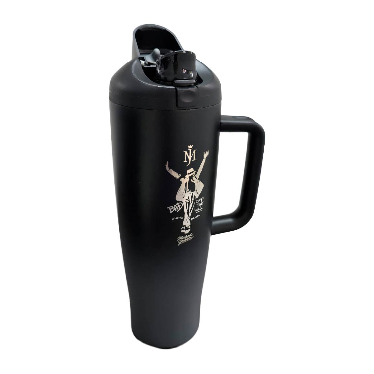 Termo Acero Inoxidable Michael Jackson Negro 1.2 Litros