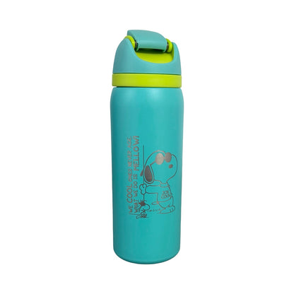 Termo Acero Inoxidable Snoopy Verde
