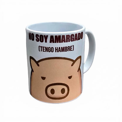 Set De 2 Tazas Cerdito Gracioso Blanco