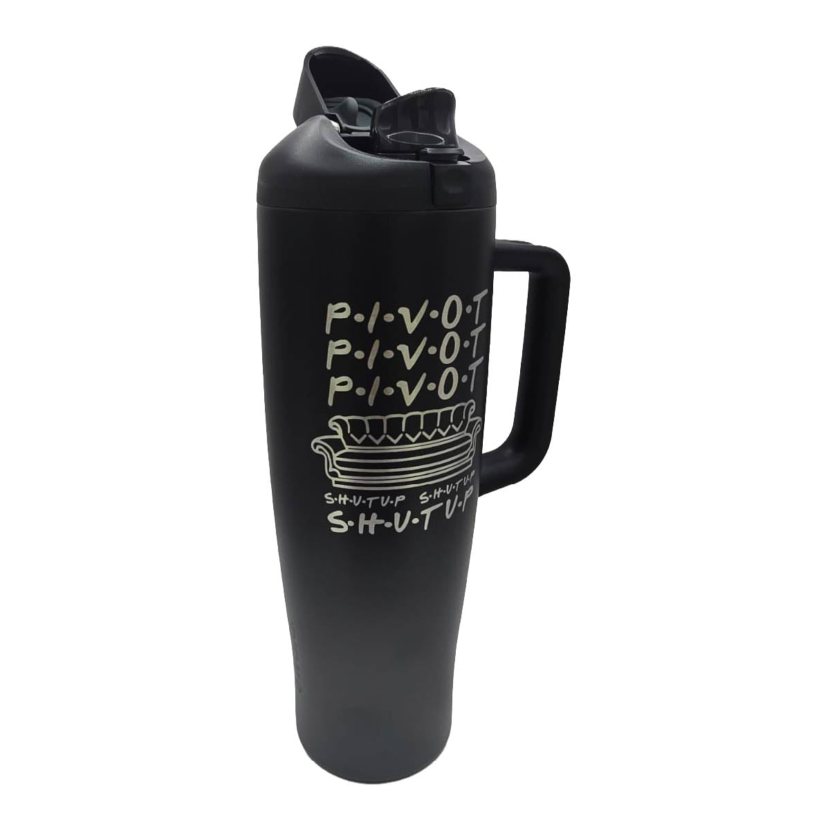 Termo Acero Inoxidable Friends Negro 1.2 Litros