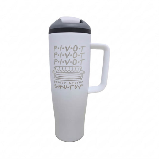 Termo Acero Inoxidable Friends Blanco 1.2 Litros