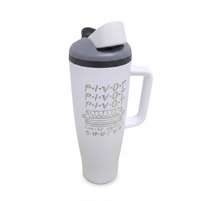 Termo Acero Inoxidable Friends Blanco 1.2 Litros