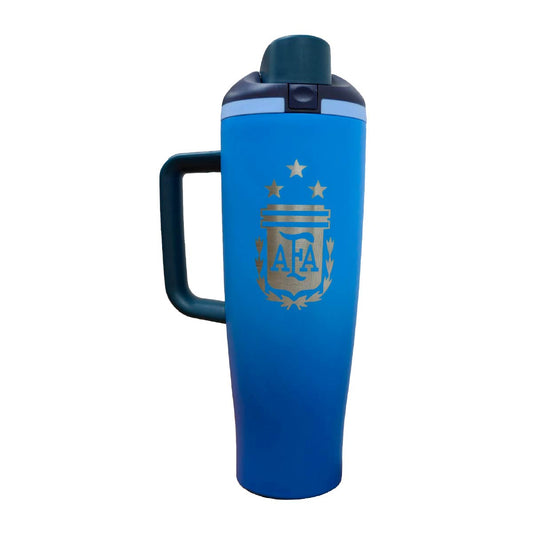 Termo Acero Inoxidable Argentina Mundial Azul 1.2 Litros