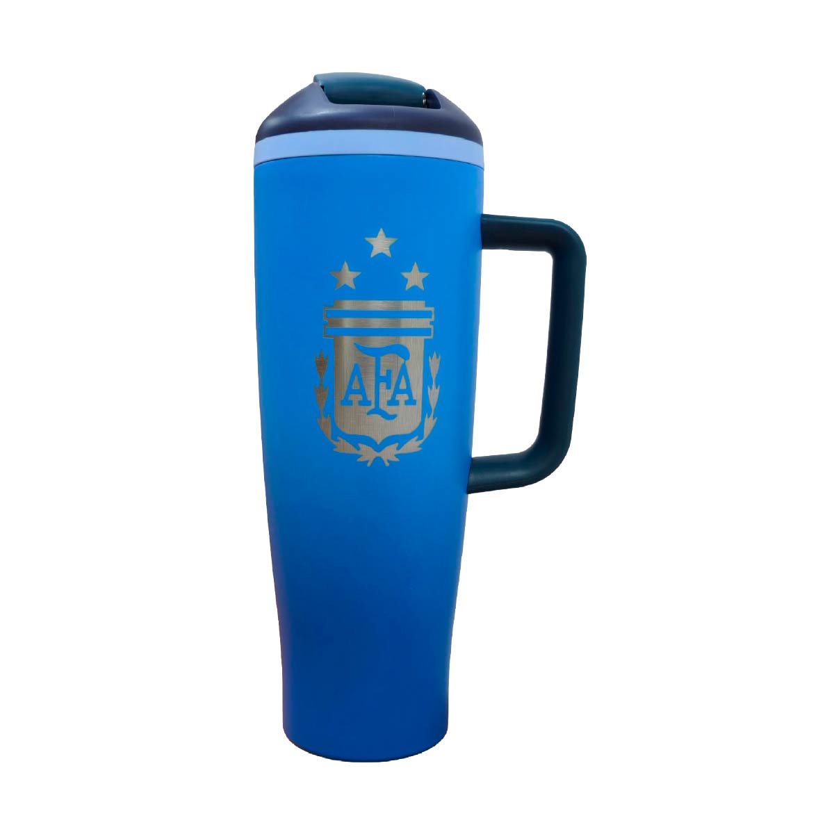 Termo Acero Inoxidable Argentina Mundial Azul 1.2 Litros