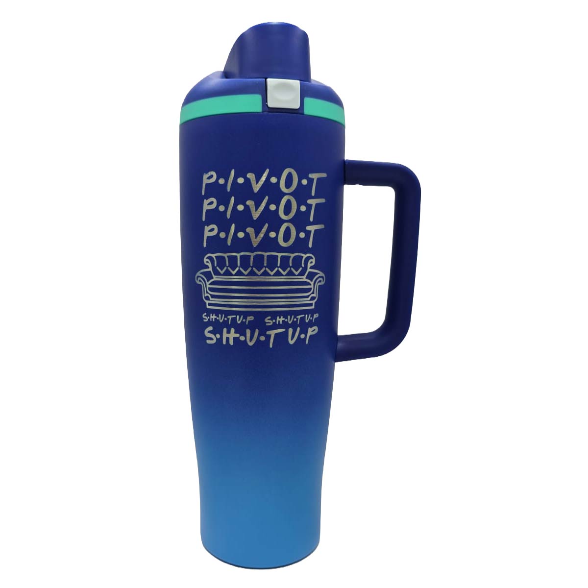 Termo Acero Inoxidable Friends Azul 1.2 Litros