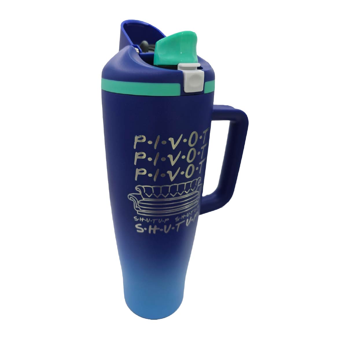 Termo Acero Inoxidable Friends Azul 1.2 Litros