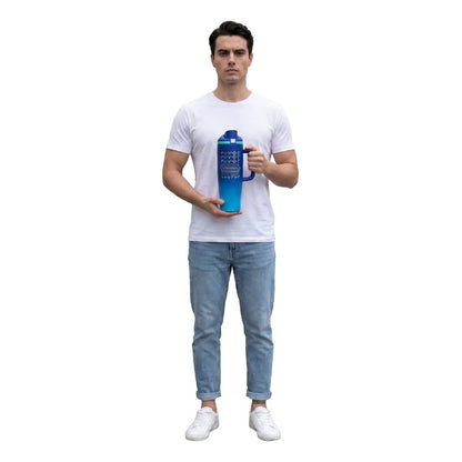 Termo Acero Inoxidable Friends Azul 1.2 Litros
