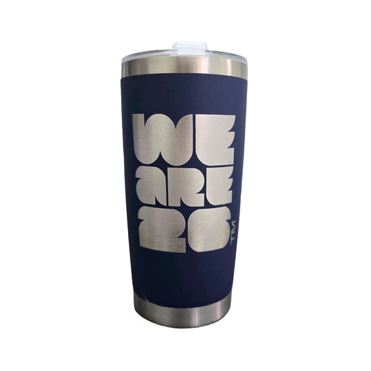 Termo Tumbler Mundial 2026 Azul 20 Oz