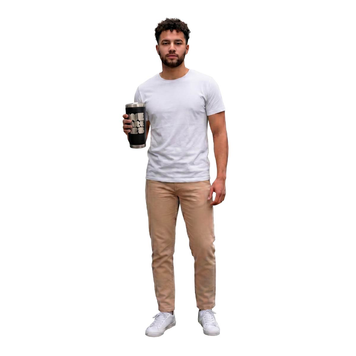 Termo Tumbler Mundial 2026 Negro 20 Oz