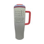 Termo Acero Inoxidable Friends Blanco Con Gris 1.2 Litros