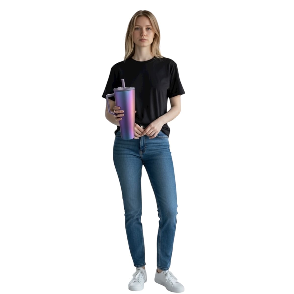 Termo Morado Tornasol Macarena Brand 40 Onzas