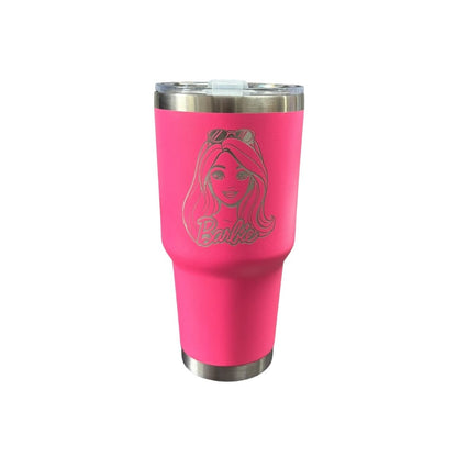 Termo Barbie Collection color fucsia de 887 ml