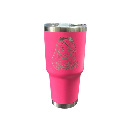 Termo Barbie Collection color fucsia de 887 ml