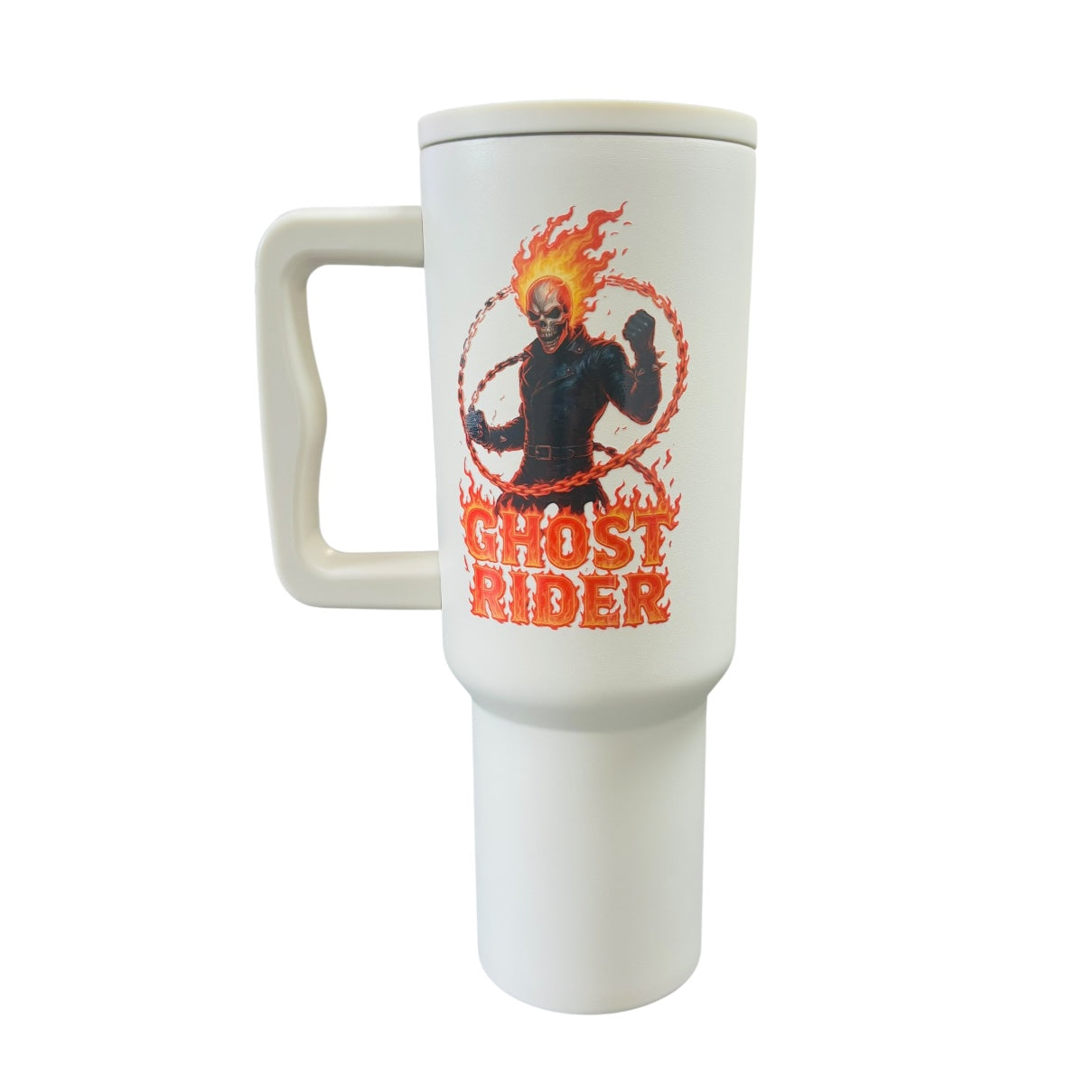 Termo Color Blanco Perla Ghost Rider 1.2 Litros