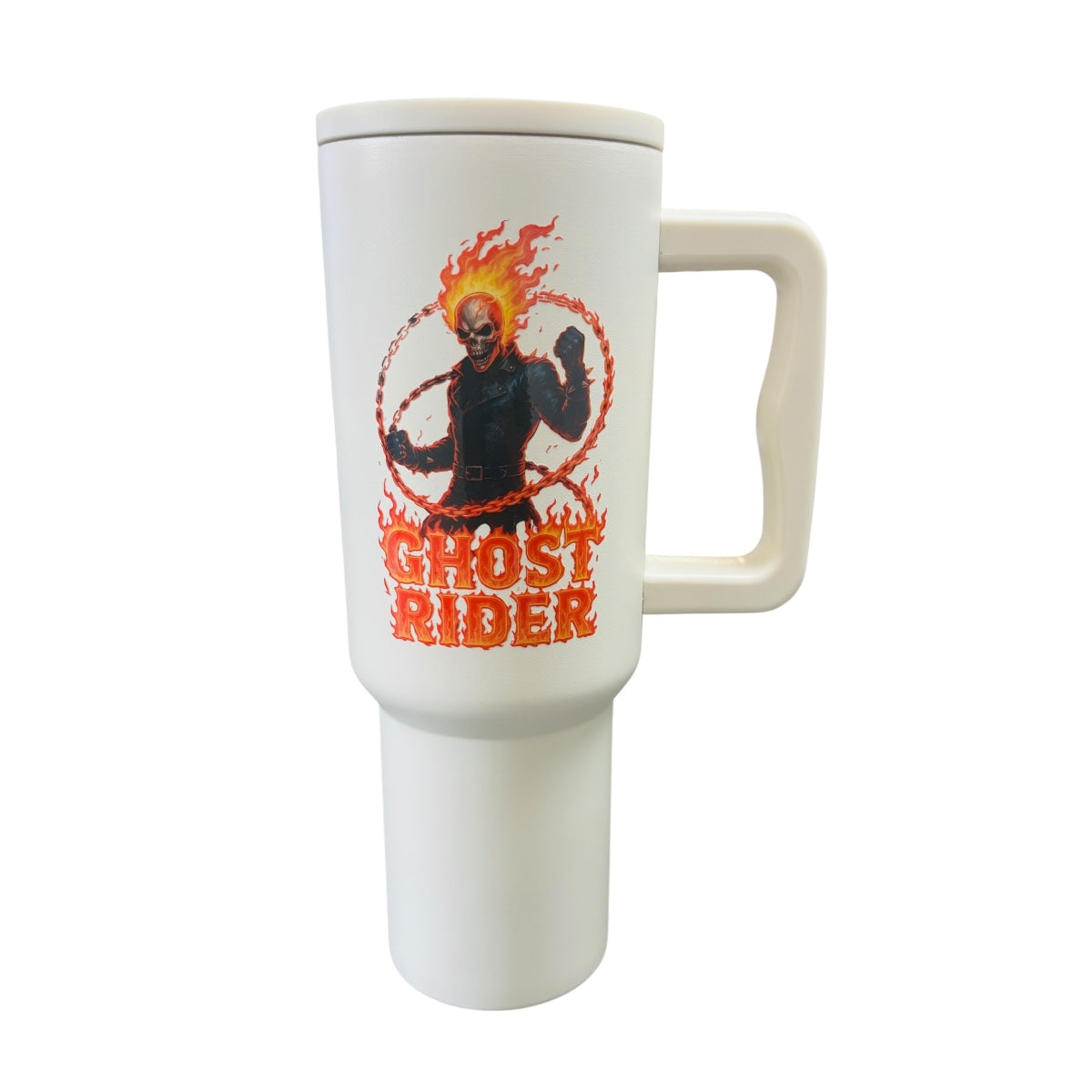 Termo Color Blanco Perla Ghost Rider 1.2 Litros