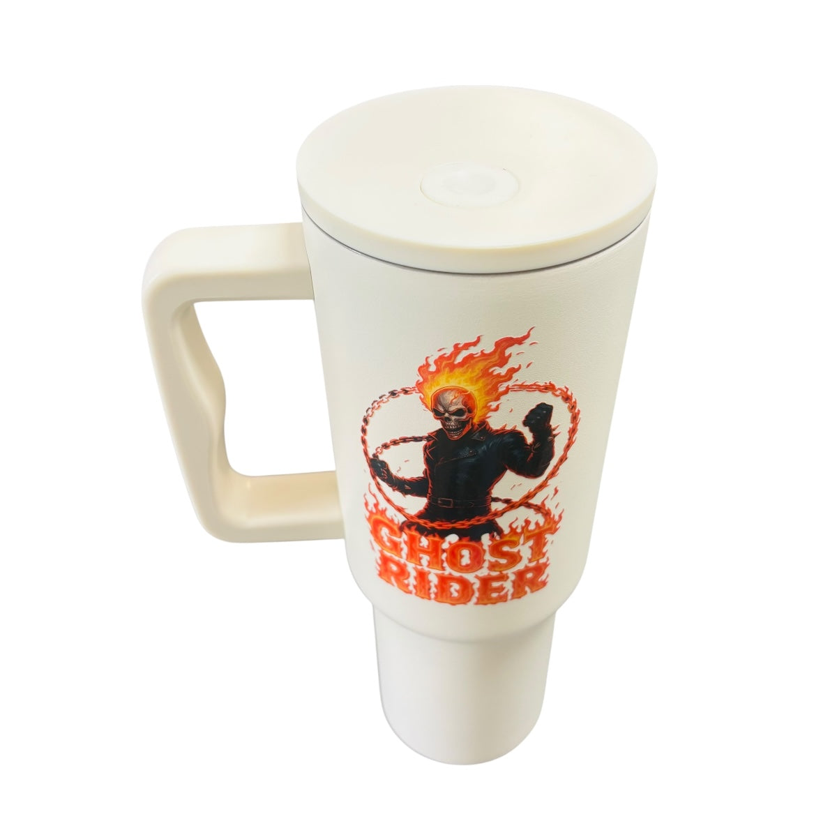 Termo Color Blanco Perla Ghost Rider 1.2 Litros