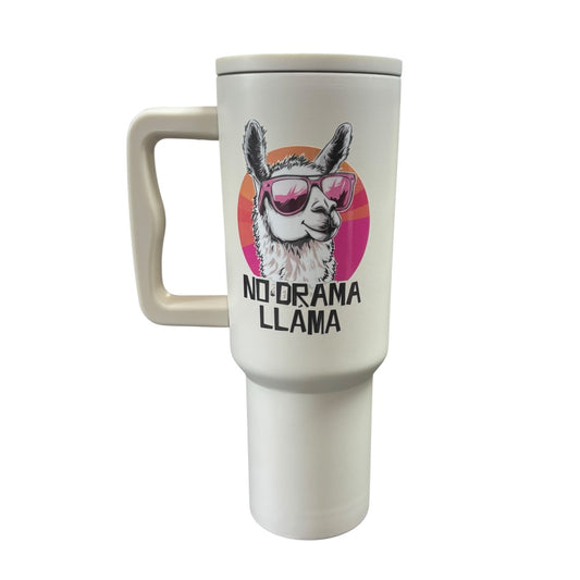 Termo Color Blanco Mate Llama 1.2 Litros