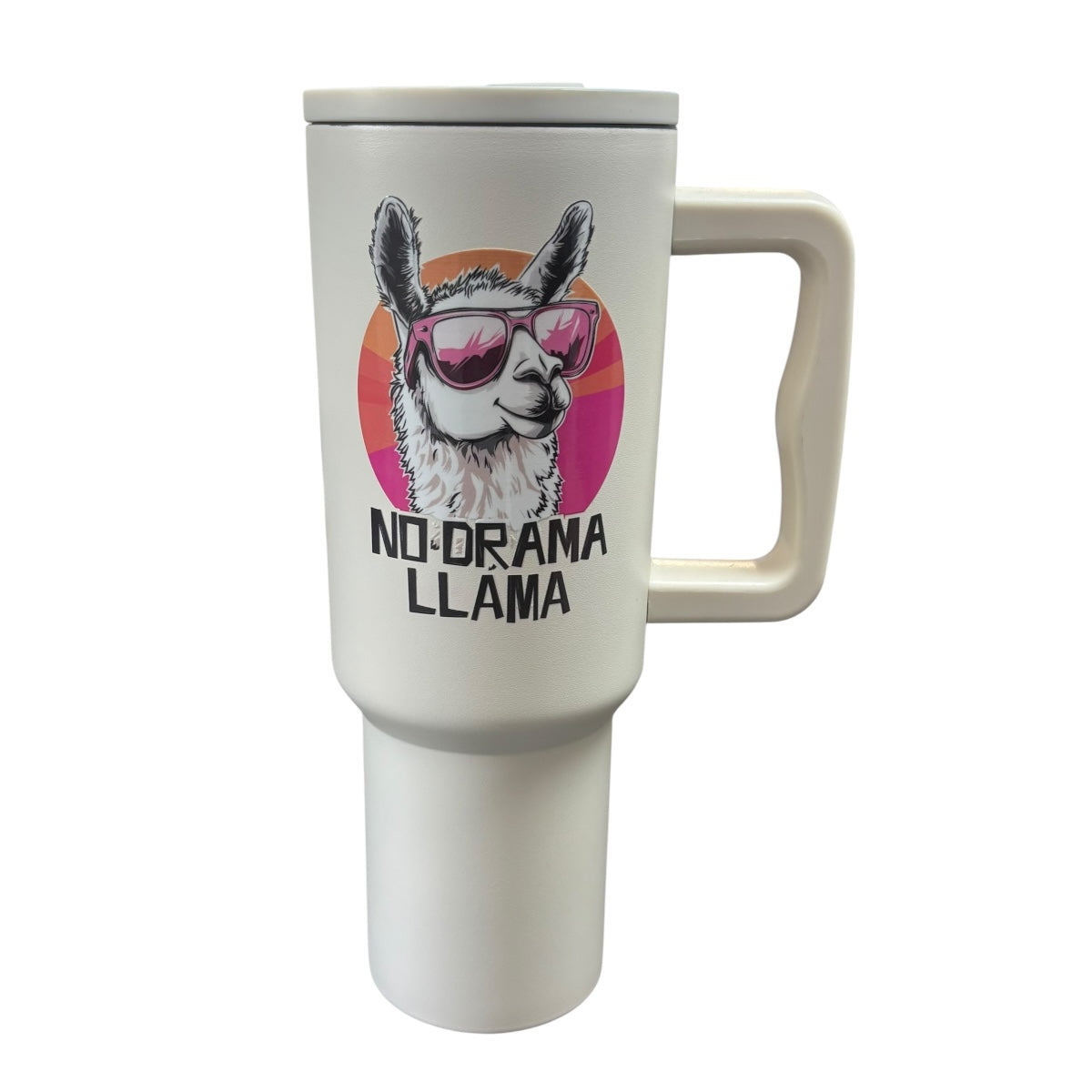 Termo Color Blanco Mate Llama 1.2 Litros