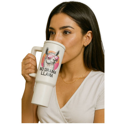 Termo Color Blanco Mate Llama 1.2 Litros