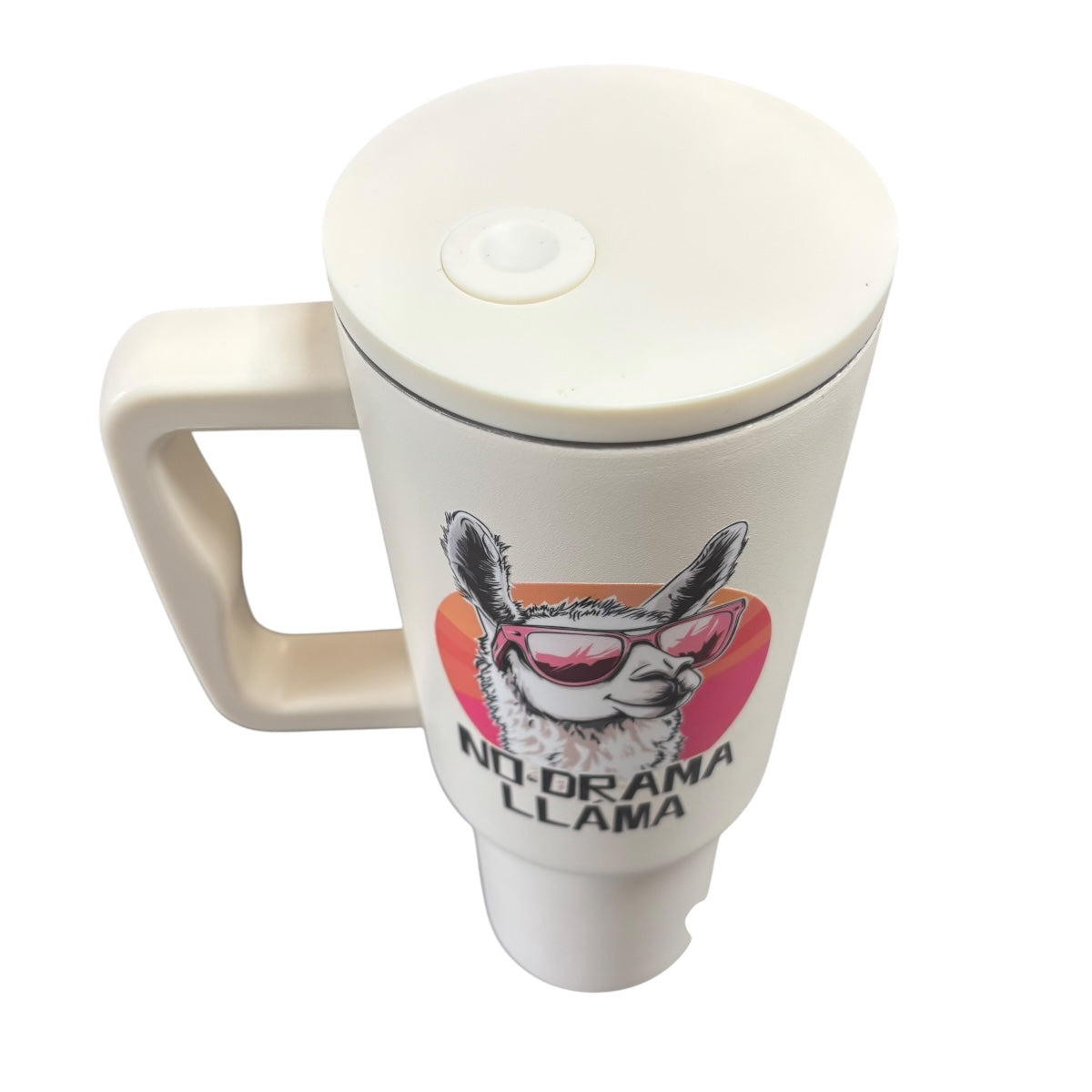 Termo Color Blanco Mate Llama 1.2 Litros