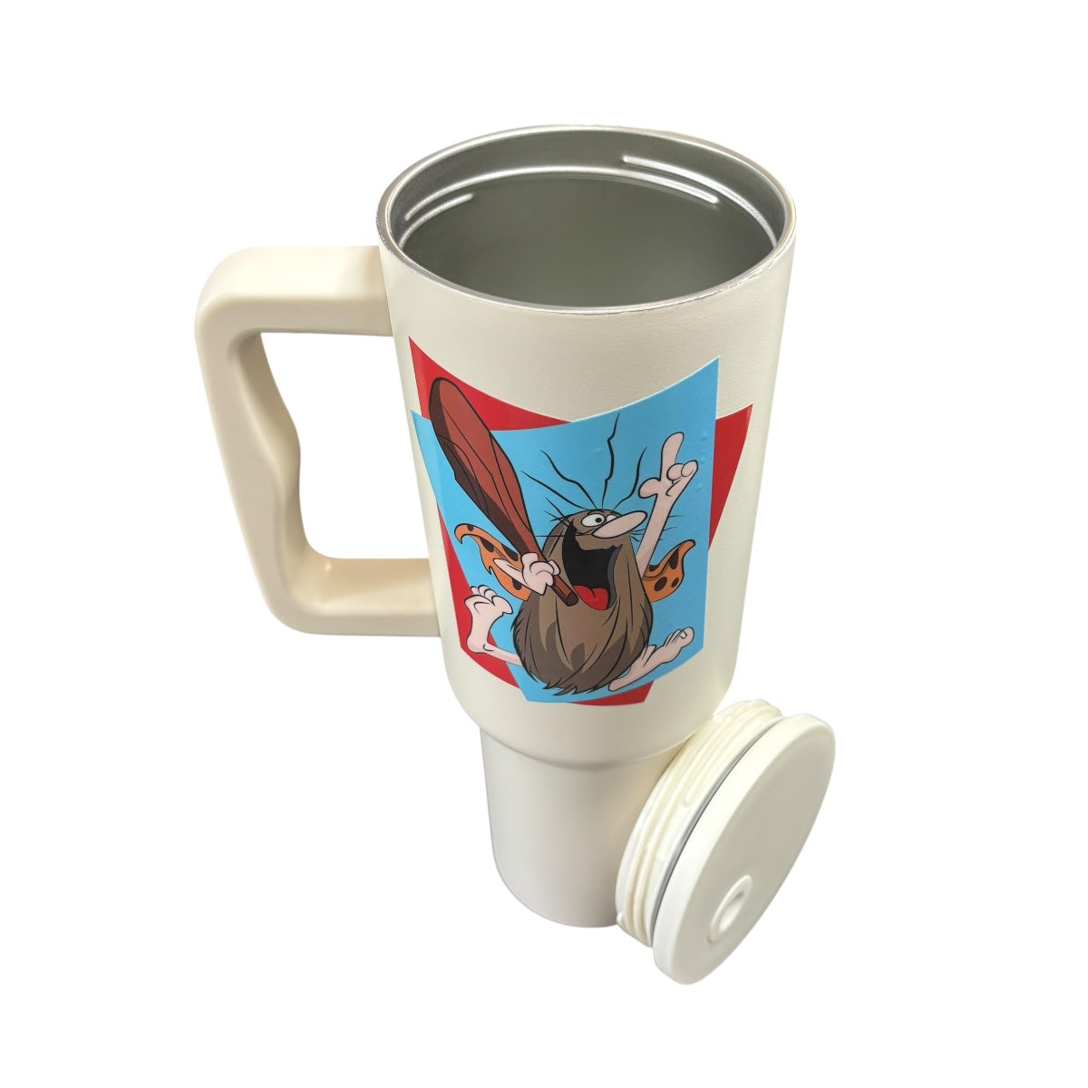 Termo Color Blanco Mate Captain Caveman 1.2 Litros