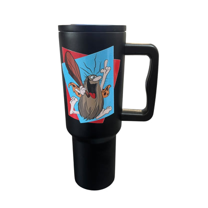 Termo Color Negro Captain Caveman 1.2 Litros