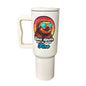 Termo Color Blanco Mate Perezoso 1.2 Litros