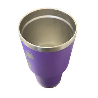 Termo Color Morado Gato Risón 887 ml